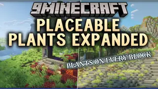 Placeable Plants Expanded Mod (26.1.2, 1.20.1) – Decorate Any Block