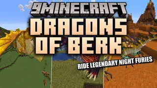 Dragons of Berk Mod (1.21.1, 1.20.1) – Tame, Ride, and Fly Famous Movie Dragons