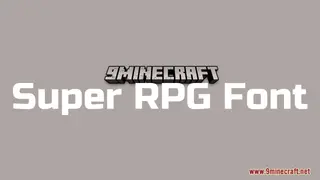 Super RPG Font Resource Pack (26.2, 1.20.1) – Texture Pack