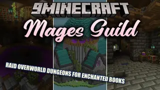 Mages Guild Data Pack (1.21.1) – Raid Overworld Dungeons for Enchanted Books