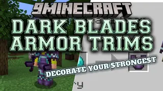 Dark Blades Armor Trims Data Pack (26.2, 1.20.1) – Decorate Your Strongest