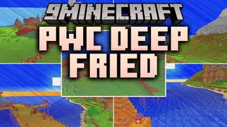 PwC Deep Fried Shaders (26.2, 1.20.1) – Harsh High Contrast Meme Colors