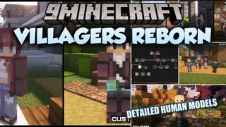Villagers Reborn Mod (1.21.11, 1.20.1) – Start a Family with Realistic Human