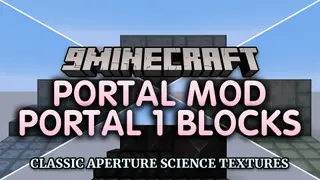 Portal Mod Portal 1 Blocks Resource Pack (1.16.5) – Classic Industrial Test