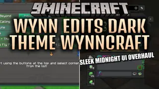 Wynn Edits Dark Theme Wynncraft Resource Pack (1.21.11)