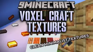 Voxel Craft Textures Resource Pack (26.2, 1.21.11) – Clean Barebones World
