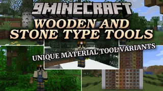 Wooden and Stone Type Tools Resource Pack (26.2, 1.21.11)