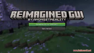 Reimagined GUI (Dark) Resource Pack (26.2, 1.20.1) – Texture Pack