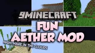 Fun Aether Mod (1.20.1) – Uncover a Dark Mystery in Two Terrifying Dimensions