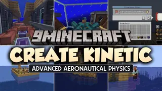 Create Kinetic Mod (1.21.1, 1.20.1) – Pilot Custom Airships Without Redstone