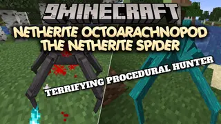 Netherite Octoarachnopod the Netherite Spider Mod (26.1.2, 1.20.1)