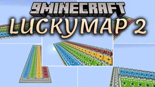 LuckyMap 2 Map (26.2, 1.20.1) – Race Friends Through Lucky Block Chaos