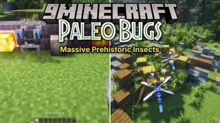 Paleo Bugs Mod (26.1.2, 1.20.1) – Raise Giant Prehistoric Bugs As Flying Mounts