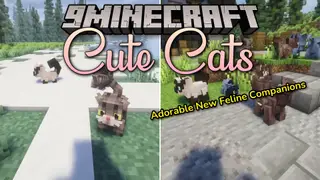 Cute Cats Mod (26.2, 1.20.1) – Tame Adorable New Feline Companions for Your Base