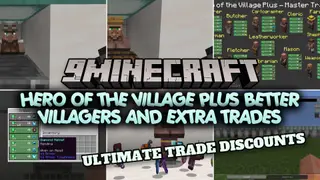 Hero of the Village Plus Better Villagers and Extra Trades Mod (26.2, 1.20.1)