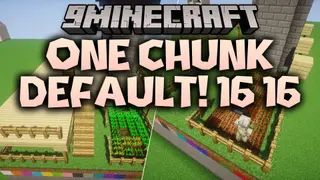 One Chunk Default! 16 16 Map (26.2, 1.20.1) – Survive One Claustrophobic Chunk