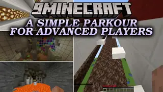 A Simple Parkour for Advanced Players Map (26.2, 1.20.1)