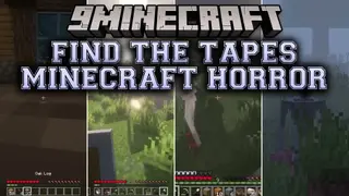 FIND the TAPES Minecraft Horror Map (26.2, 1.20.1) – Survive the Dark Forest