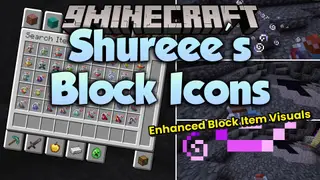 Shureee's Block Icons Resource Pack (26.2, 1.21.11) – Clear Badges for Hidden