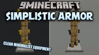Simplistic Armor Resource Pack (26.2, 1.20.1) – Cleaner Armor for a Minimalist