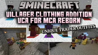 Villager Clothing Addition VCA for MCA Reborn Resource Pack (1.21.1, 1.20.1)