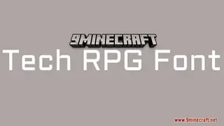 Tech RPG Font Resource Pack (26.2, 1.20.1) – Texture Pack