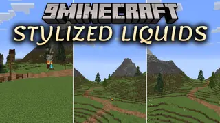 Stylized Liquids Resource Pack (1.21.11, 1.21.1) – Beautiful Handpainted Oceans
