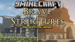 Brave Structures Mod (1.21.4) – Find Rare Loot Inside New Medieval Buildings
