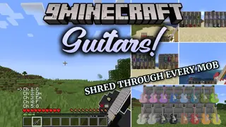 Guitars Mod (1.21.1) – Shoot Musical Notes From Playable Electric Guitars