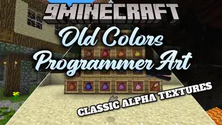 Old Colors Programmer Art Resource Pack (1.21.11) – Classic Colors for Modern