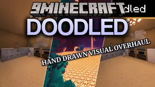 Doodled Resource Pack (26.2, 1.21.1) – A Playful Hand-Drawn Sketchbook Cartoon