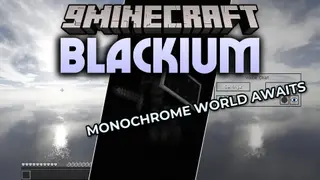 Blackium Resource Pack (26.2, 1.21.1) – Dark Minimalist Aesthetics