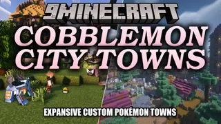 Cobblemon City Towns Data Pack (1.21.1) – Find Safe Towns Between Creature Hunts