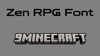 Zen RPG Font Resource Pack (26.2, 1.20.1) – Texture Pack