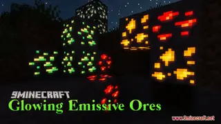 Glowing Emissive Ores Resource Pack (26.2, 1.20.1) – Texture Pack
