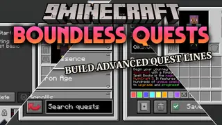 Boundless Quests Mod (1.21.1, 1.20.1) – Build Custom Questlines and Reward