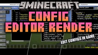 Config Editor Render Mod (26.2, 1.20.1) – Edit Config Files Without Closing
