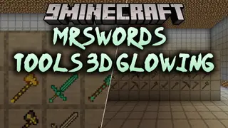 MrSwords & Tools 3D Glowing Resource Pack (26.2, 1.20.1)
