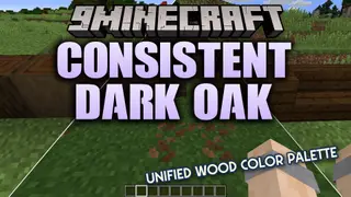 Consistent Dark Oak Resource Pack (1.21.11, 1.21.1) – Perfectly Matched Dark