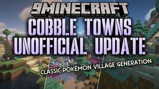 Cobble Towns Unofficial Update Data Pack (1.21.1) – Find Famous Pokemon Villages