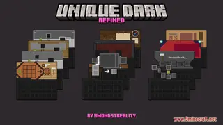Unique Dark Refined Resource Pack (26.2, 1.20.1) – Texture Pack