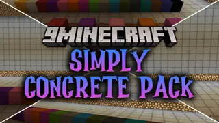 Simply Concrete Pack Resource Pack (26.2, 1.20.1) – Flat Solid Colors