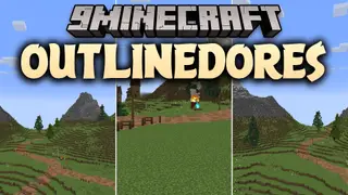OutlinedOres by Drafys Resource Pack (26.2) – Glowing Ore Outlines in Dark Caves