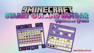 Starry GUI and Hotbar Resource Pack (26.2, 1.20.1) – Texture Pack