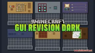 GUI Revision Dark Resource Pack (26.2, 1.20.1) – Texture Pack