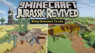 Jurassic Revived Mod (1.21.1, 1.20.1) – Clone Dinosaurs to Build a Prehistoric