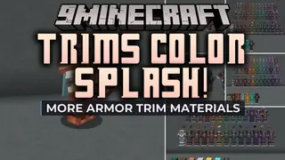 Trims Color Splash Mod (26.2, 1.20.1) – Forge Custom Armor Gradients