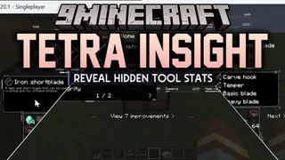 Tetra Insight Mod (1.20.1) – Build Better Custom Tools with Clear Material Stats