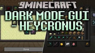 Dark Mode GUI – Heycronus Resource Pack (26.1.2, 1.20.1)