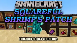 Squareful Shrimp's Patch Resource Pack (1.21.1) – Clean Blocky Style